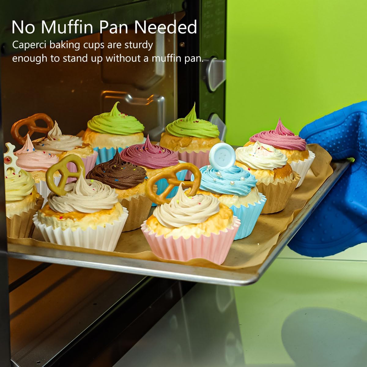 Heavy Duty Pink Cupcake Liners Standard Muffin Baking Cups 150pcs