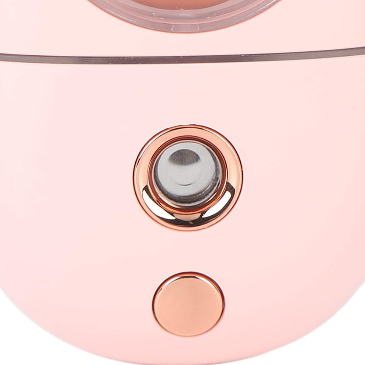 Face Steamer, 35ml Facial Steamer Cute Animal Portable Face Steamer Face Humidifier USB Rechargeable Mist Sprayer for Skin Care (Pink)
