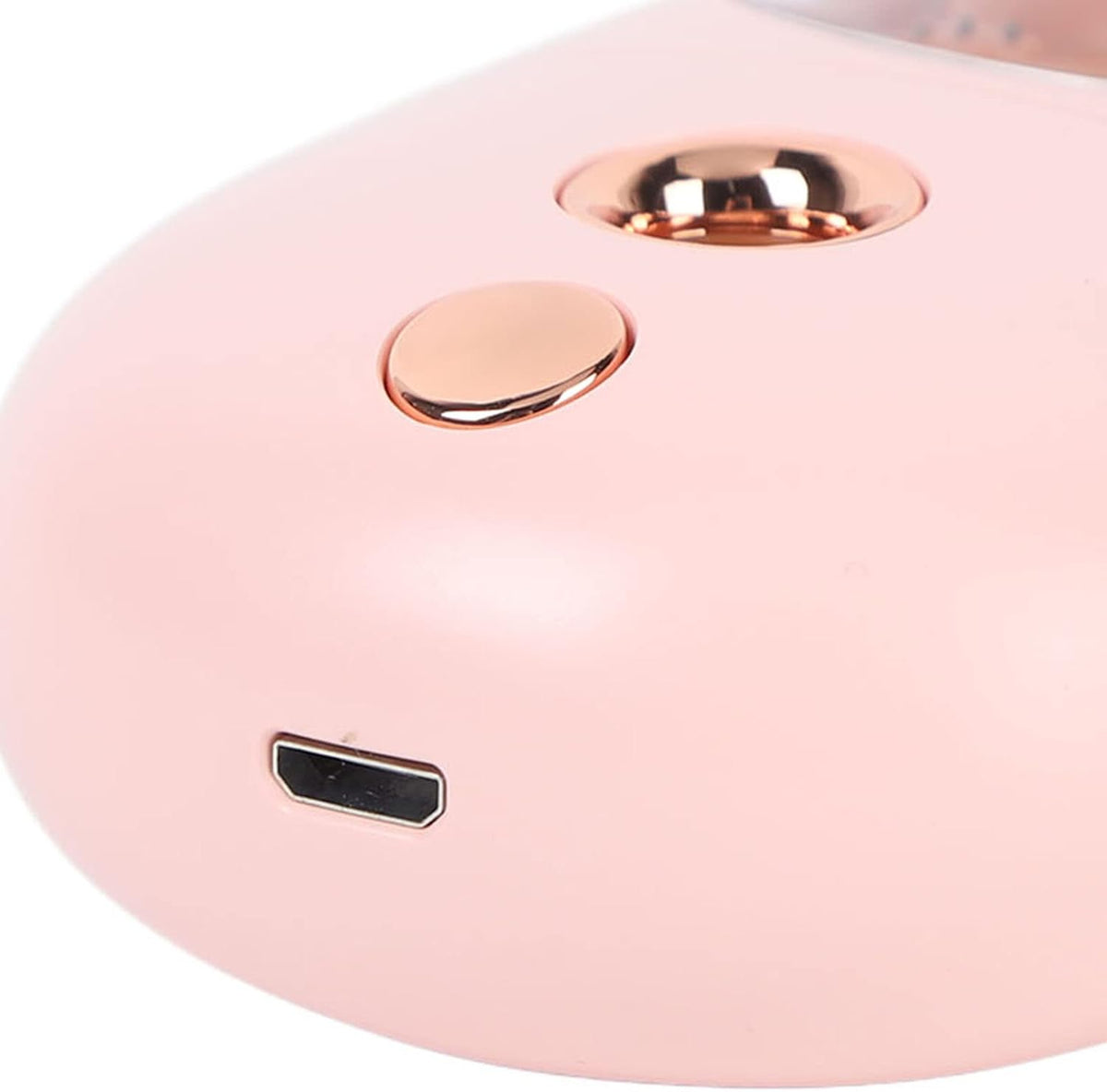 Face Steamer, 35ml Facial Steamer Cute Animal Portable Face Steamer Face Humidifier USB Rechargeable Mist Sprayer for Skin Care (Pink)