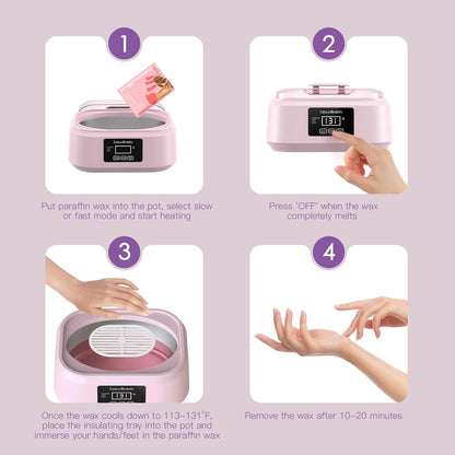 Paraffin Wax Machine for Hand and Feet with Paraffin Wax Kit