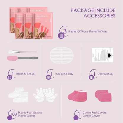 Paraffin Wax Machine for Hand and Feet with Paraffin Wax Kit