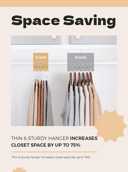 Pink Plastic Hangers 50 Pack, Slim Space Saving, Non Slip Hangers with Rubber Pads, Sturdy Coat Hanger for Closet, S-Shaped Clothes Hanger for Shirt, Suit, Pant, Skirt