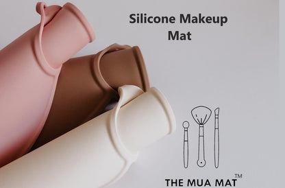 Durable Silicone Vanity Makeup Mat - Heat Resistant, Portable, and Protective | Perfect for Travel and Daily Vanity Surface Protection (Pink)