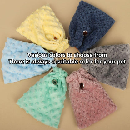 Sugar Glider Bonding Pouch - Soft Sleeping Pouch with Breathable Vent & Drawstring Portable Travel Bag Small Animal Carrier for Sugar Glider Squirrel Hamster Rats Hedgehog Bird Parrot (Pink)