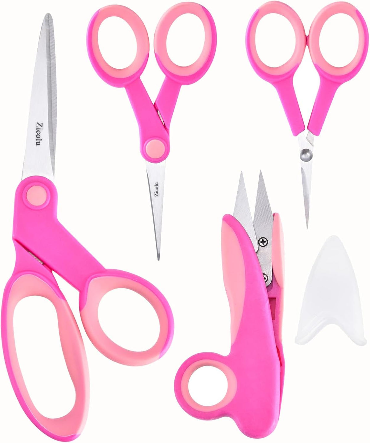 Premium Sewing Scissors Bundle: Heavy Duty Fabric, Detail Embroidery & Small Selvedge Scissors, Thread Snips for Tailoring, Dressmaking, Quilting & Arts&Crafts