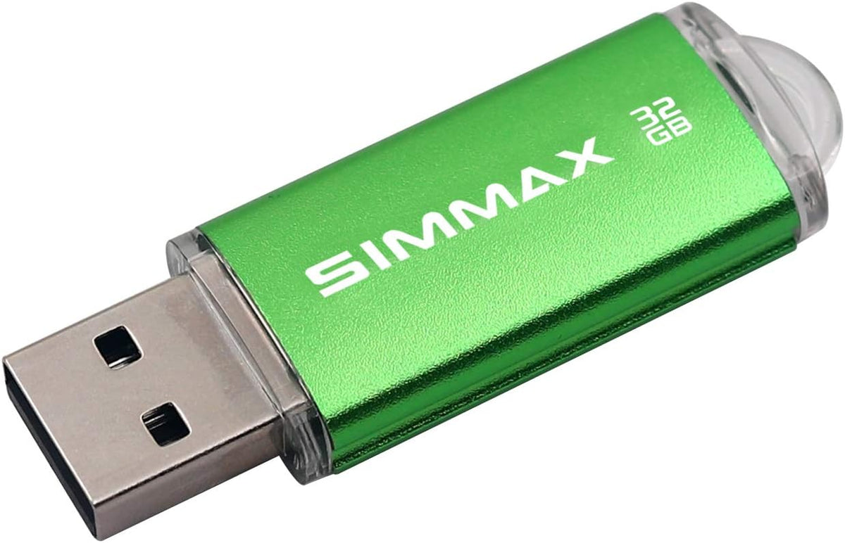 Memory Stick 32GB 3 Pack 32GB USB 2.0 Flash Drives Thumb Drive Pen Drive (32GB Pink Blue Green)
