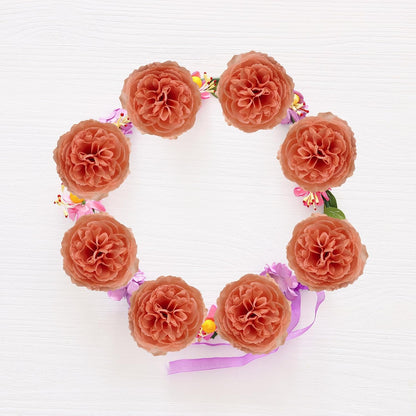 Coral Pink Rose Heads 40 PCS for Artificial Flowers Bulk