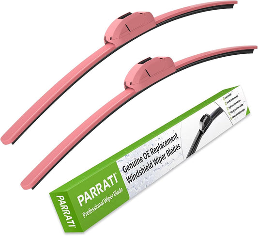OEM Quality 24" + 18" Pink Windshield Wiper Blades (Set of 2)