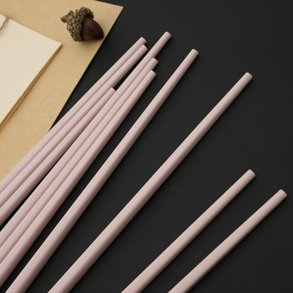 5 Pairs Alloy Chopsticks, 9.6inch Fiberglass Chopsticks Set Non-Slip Japanese Chinese Korean Chopsticks for Sushi, Pasta, Dinner, Dishwasher Safe - Pink Sakura