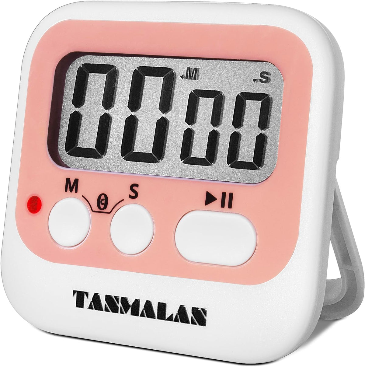 Easy to USE, Digital Timer Kitchen Timer, Count Down/up Magnetic Timer, (Pink,1 Pack)