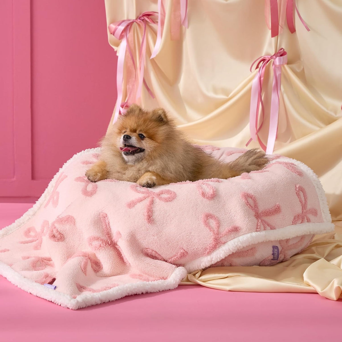 Waterproof Dog Blankets for Small Dogs Cute Cozy 3D Jacquard,25x35