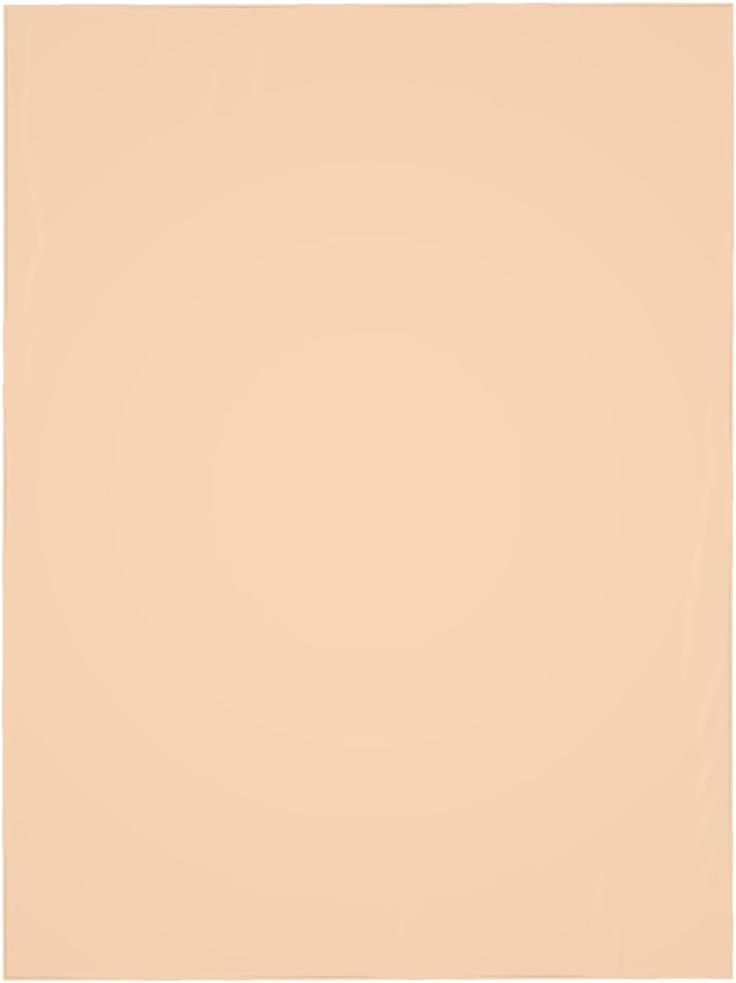 Pastel Peach Solid Color Classic Elegant Rectangle Table Cloth Soft Washable Oblong Tablecloth Covers for Kitchen & Table Linens 54" x 72"