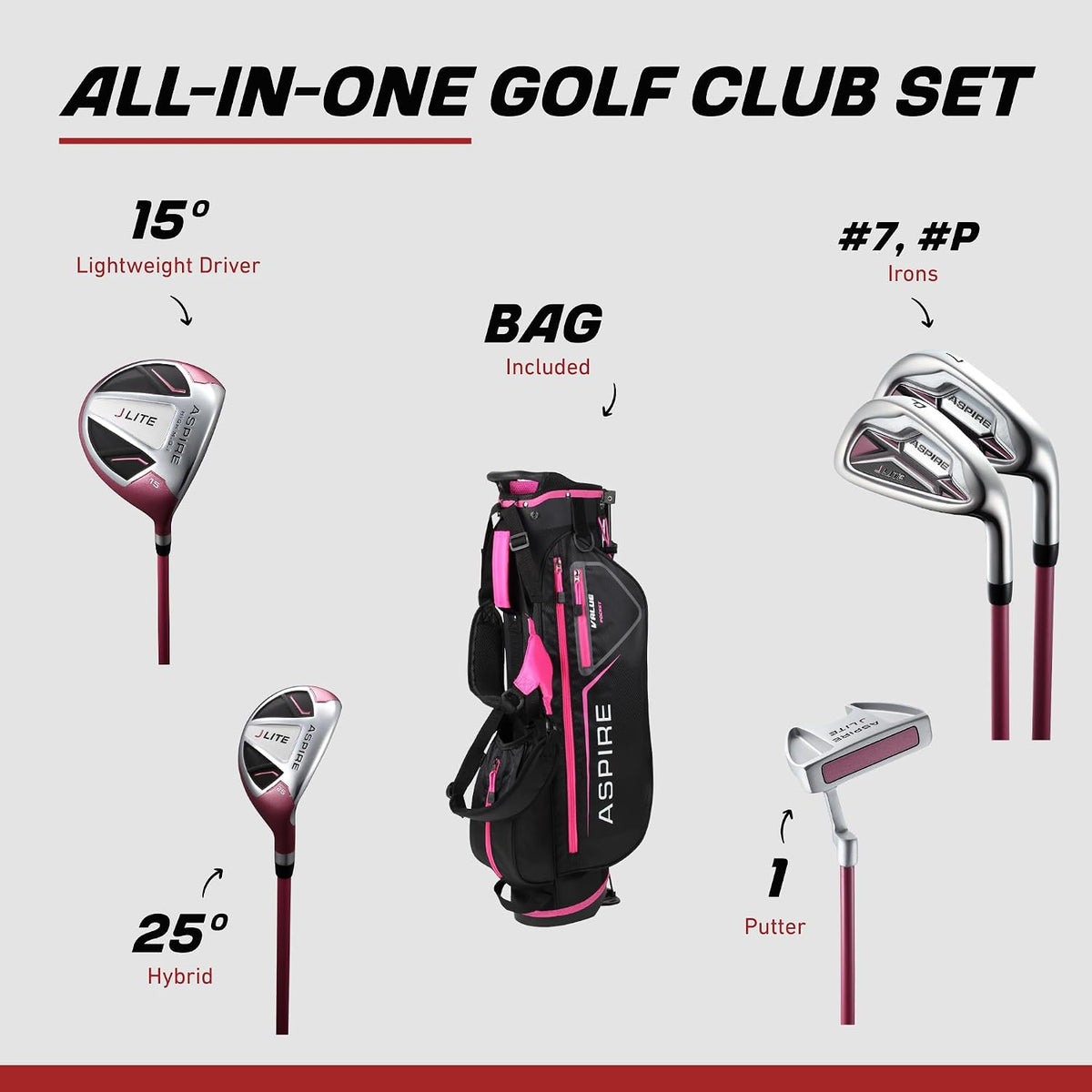 X-Lite - Junior Complete Golf Club Set