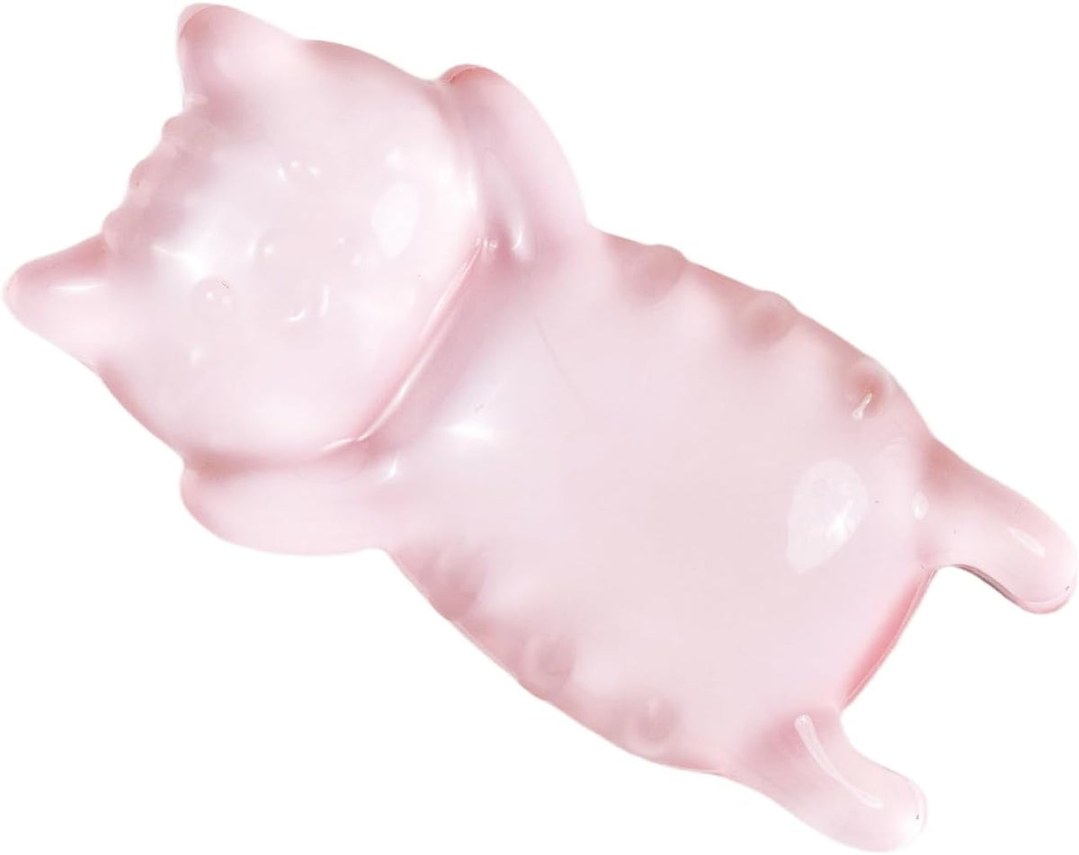 Ergonomic Gel Mouse Wrist Rest, Pink Cute Cat Mouse Wrist Rest