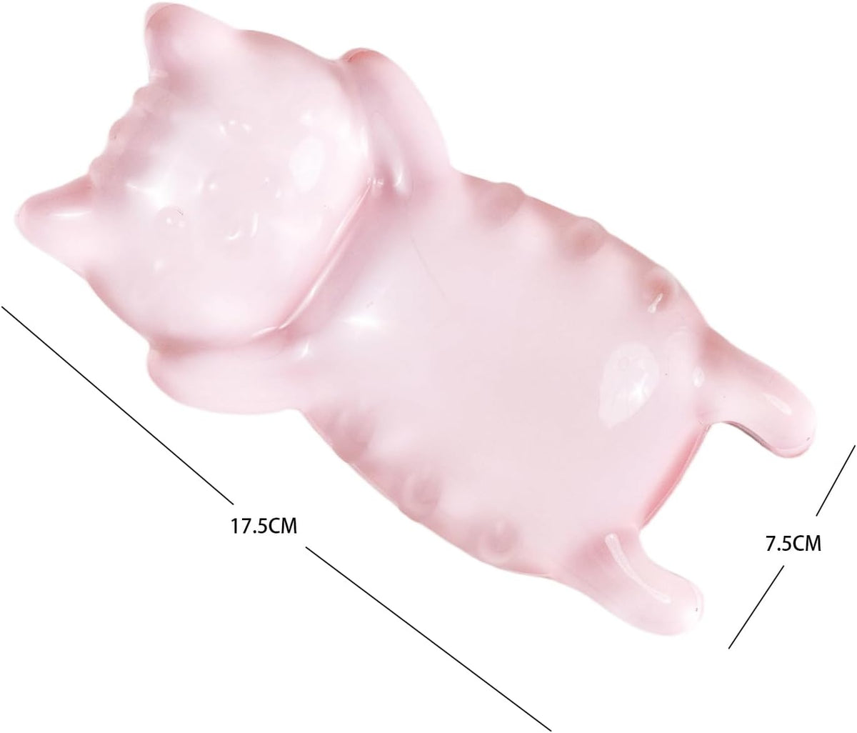 Ergonomic Gel Mouse Wrist Rest, Pink Cute Cat Mouse Wrist Rest