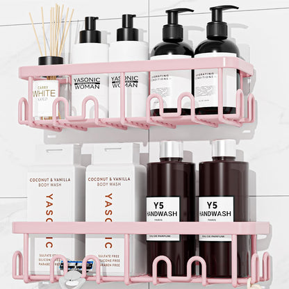 Shower Caddy Adhesive, Rustproof Shower Organizer, Wall Shower Rack