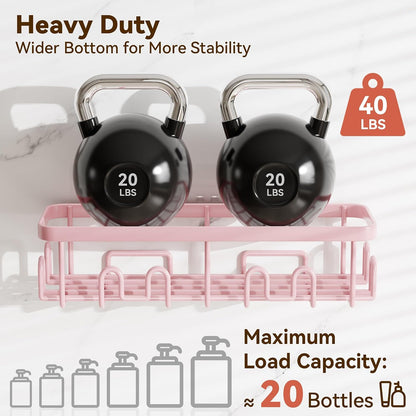 Shower Caddy Adhesive, Rustproof Shower Organizer, Wall Shower Rack
