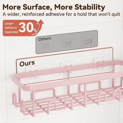 Shower Caddy Adhesive, Rustproof Shower Organizer, Wall Shower Rack