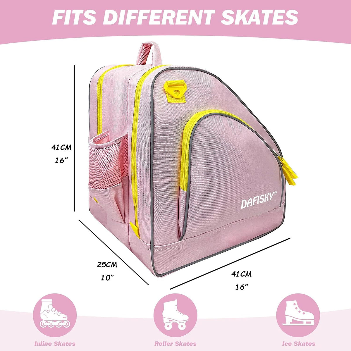 DAFISKY Roller Skate Bag Ice Skating Bag