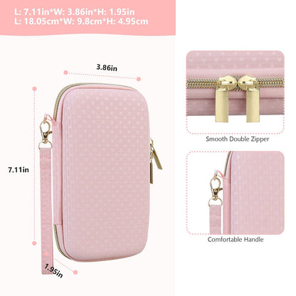 Carrying Case for WELLST-G / for GuaiyeyeAP Kids Handheld Game, Pink
