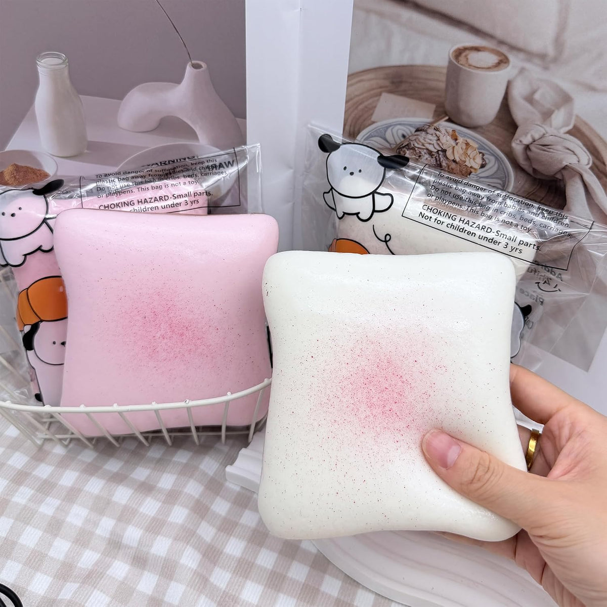 Bread Butter Squishy,Slow Rising Squishy，Stress Balls，Fidget Toy