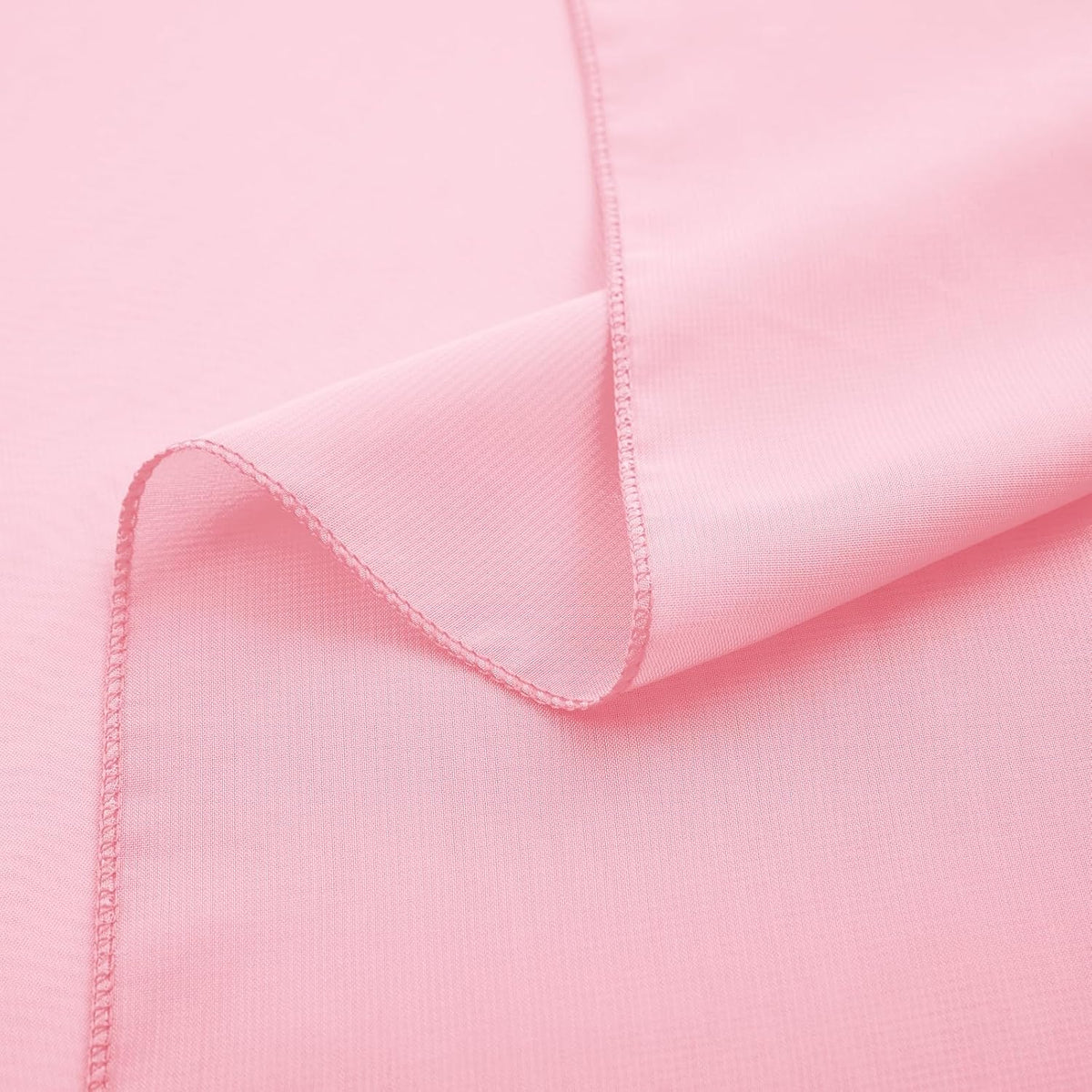 Light Pink Chiffon Table Runners 10FT, 29x120 Inches
