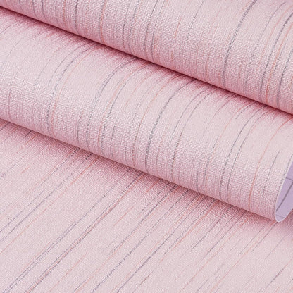 Grasscloth Peel and Stick Wallpaper Textured Pastel Pink Wallpaper Removable Pink Contact Paper for Cabinets Desk Self Adhesive Grass Cloth Fabric Wall Paper for Bedroom Bathroom 15.8"x78.8"
