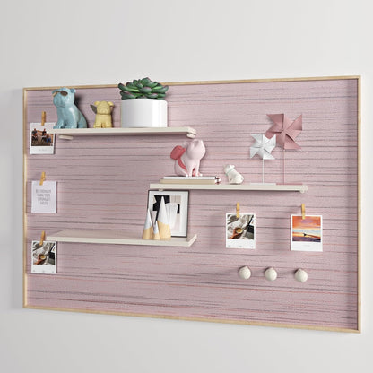 Grasscloth Peel and Stick Wallpaper Textured Pastel Pink Wallpaper Removable Pink Contact Paper for Cabinets Desk Self Adhesive Grass Cloth Fabric Wall Paper for Bedroom Bathroom 15.8"x78.8"