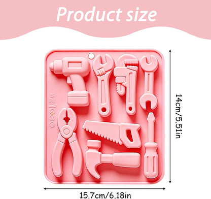 Tools Silicone Mold for Chocolate Candy Fondant 8 Cavities