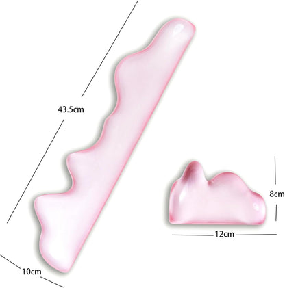 Gel Keyboard and Mouse Wrist Rest Set, Pink Wrist pad for Computer Keyboard
