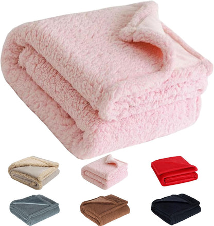 Waterproof Romance Blanket, The Waterproof Blanket, Couples Pet Blankets for Dog Cat (Pink,M (40 in * 57 in))