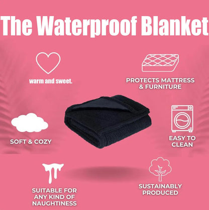 Waterproof Romance Blanket, The Waterproof Blanket, Couples Pet Blankets for Dog Cat (Pink,M (40 in * 57 in))