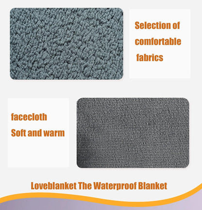 Waterproof Romance Blanket, The Waterproof Blanket, Couples Pet Blankets for Dog Cat (Pink,M (40 in * 57 in))