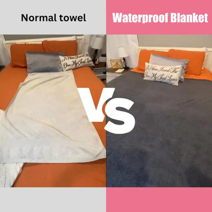 Waterproof Romance Blanket, The Waterproof Blanket, Couples Pet Blankets for Dog Cat (Pink,M (40 in * 57 in))