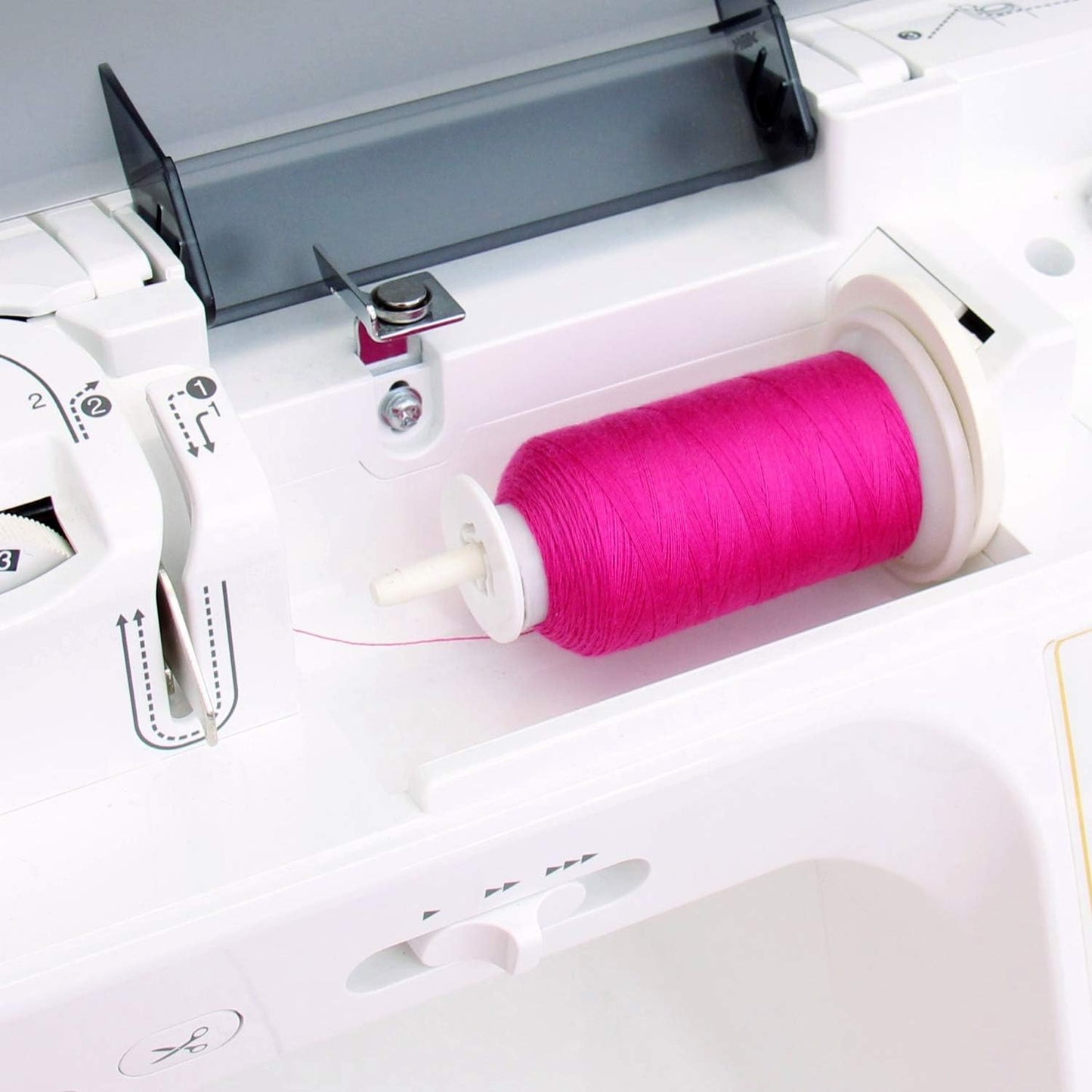 Polyester All-Purpose Sewing Thread, 600m 50S/3, Dark Peach | All-purpose polyester sewing thread for garments, crafts, repairs and machine sewing. Strong, smooth thread for everyday use.