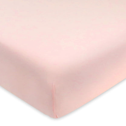 Unisex-Baby Fitted Crib Sheets Set Standard Mattress, 100% Organic Cotton Baby Boys, Girls, Neutral, 1 Pack - Jumbo Leaf Sage, One Size