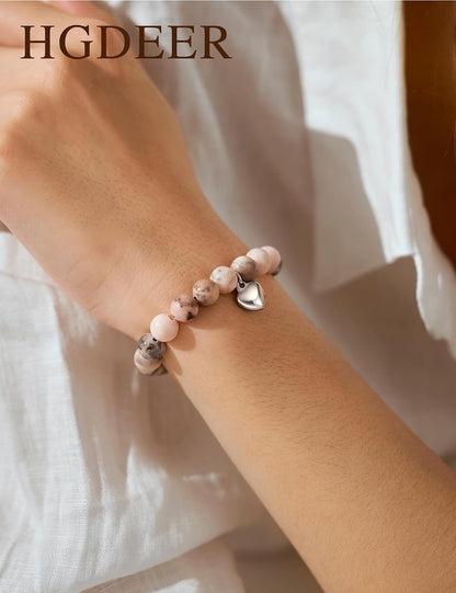 Get Well Soon Gifts, Natural Stone Amethyst Bracelet for Women Men
