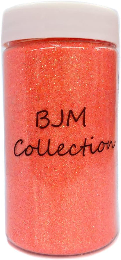 100 Grams Fine Glitter Powder Bottle Art Craft (Peach Coral)