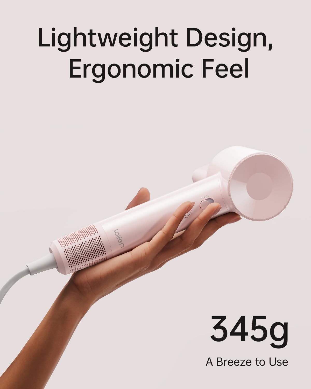 SE Lite High-Speed Ionic Hair Dryer with Diffuser, Pink
