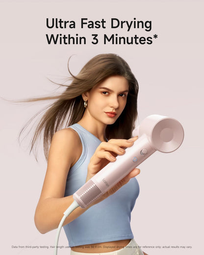 SE Lite High-Speed Ionic Hair Dryer with Diffuser, Pink