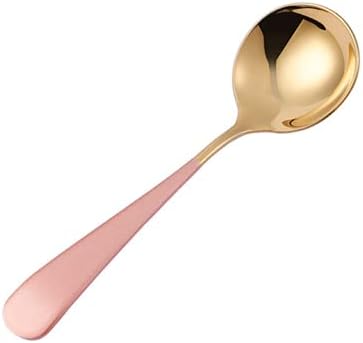 4-Pack Palace Style Soup Spoons Large Bowl 1.8" Round Head Spoons