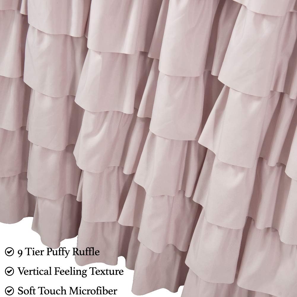 Mauve Shower Curtains for Bathroom, 72x72, Coquette Feminine Aesthetic