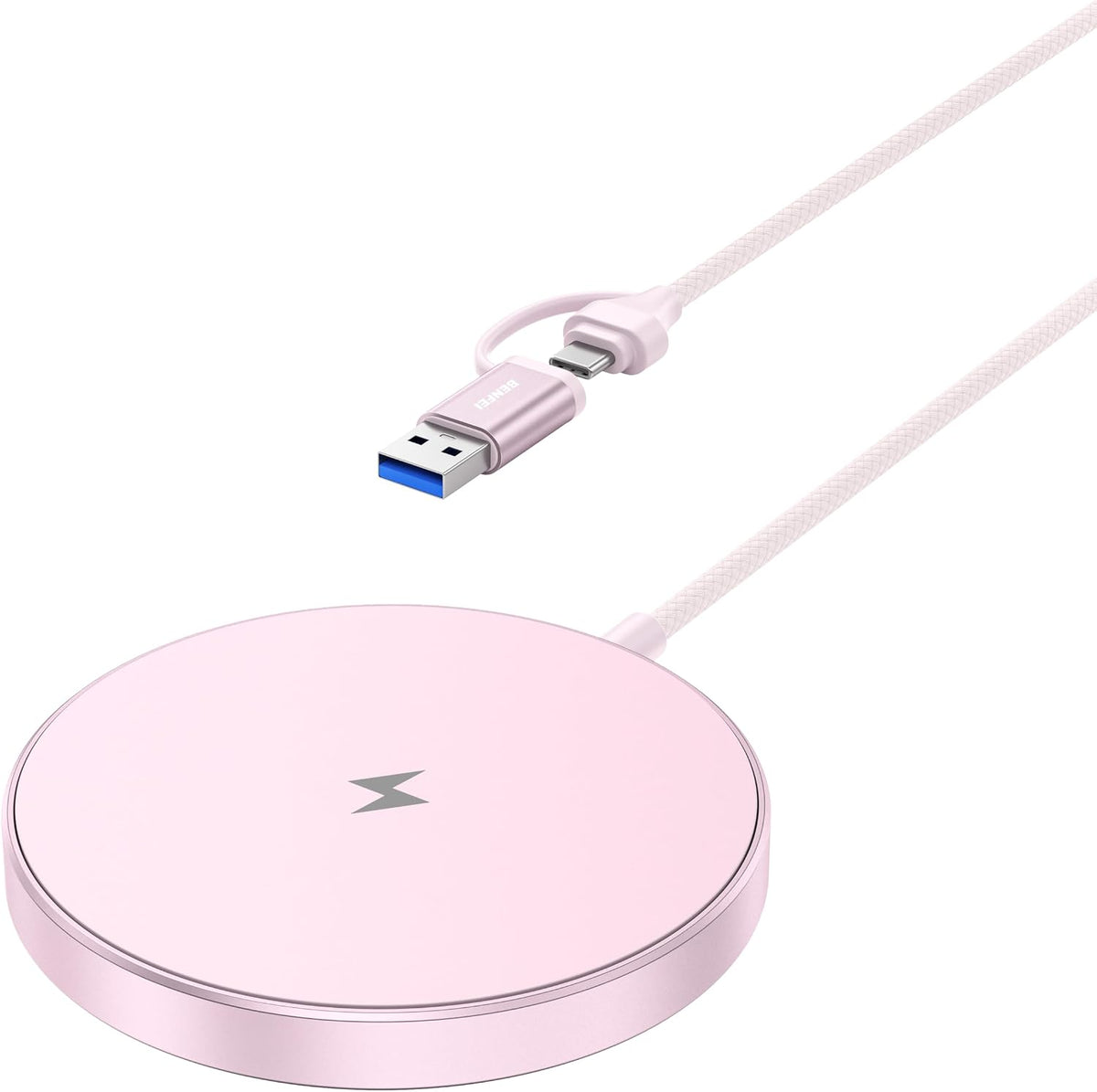 Magnetic Wireless Charger 15w Compatile with MagSafe Charger/iPhone 16/16 Pro/16 Plus/16 Pro Max/iPhone 15 Pro Max Plus/iPhone 14 13 12 Series, Wireless Mag Safe Charging Pad, Mag Charger