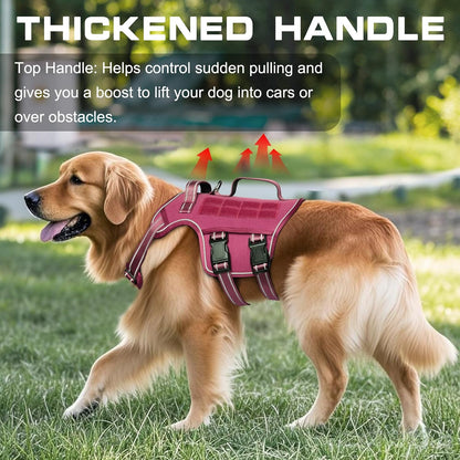 Dog Harness Medium Sized Dog, No Pull Dog Vest with Molle System