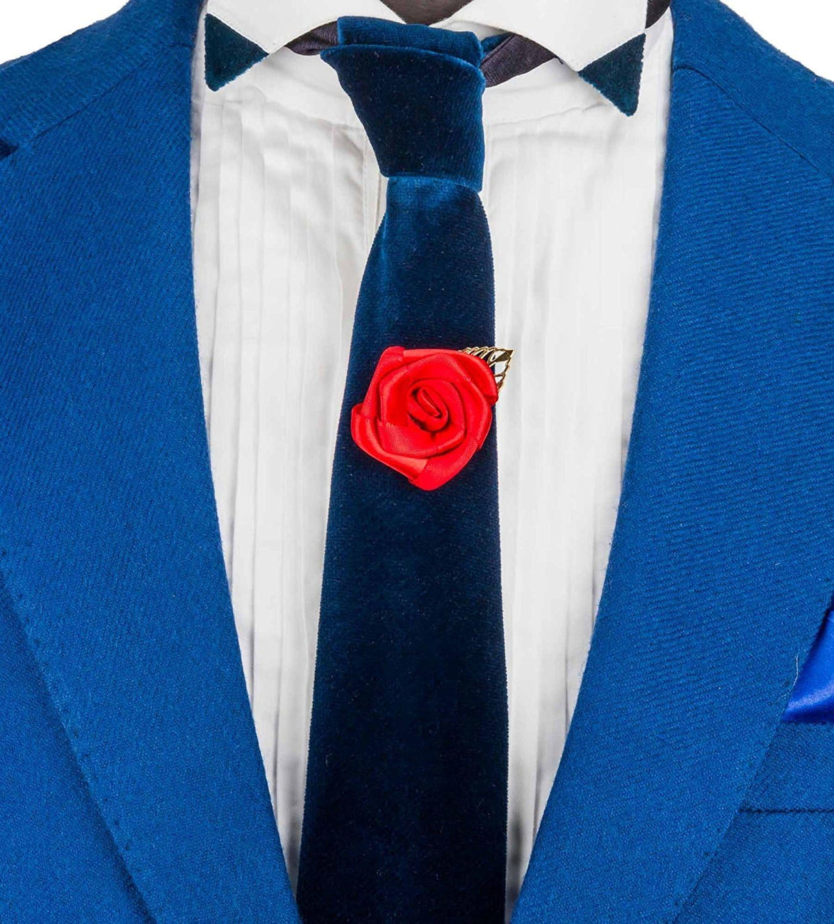 Gentleman's Essentials Premium Handmade Flower Lapel Pin Boutonniere