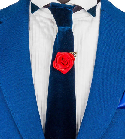Gentleman's Essentials Premium Handmade Flower Lapel Pin Boutonniere