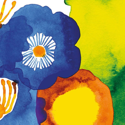 IHR Ideal Home Range Party Napkins Marimekko Disposable 3-Ply Paper Lunch Napkin Pack, 6.5" x 6.5", Juhannustaika, 20-Count