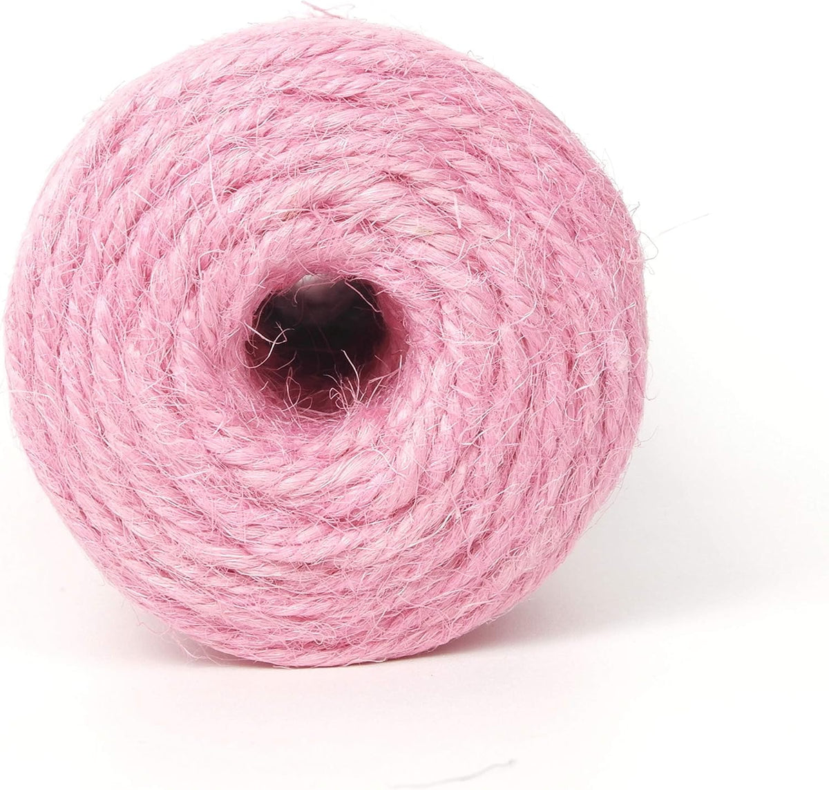 300 Feet Natural Jute Light Pink Twine String for Crafts Gift Christmas Decoration Durable String for Gardening Applications(Pink)