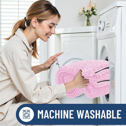 Bathroom Rugs 24X16, Luxury Chenille Extra Soft Absorbent Bath Mat