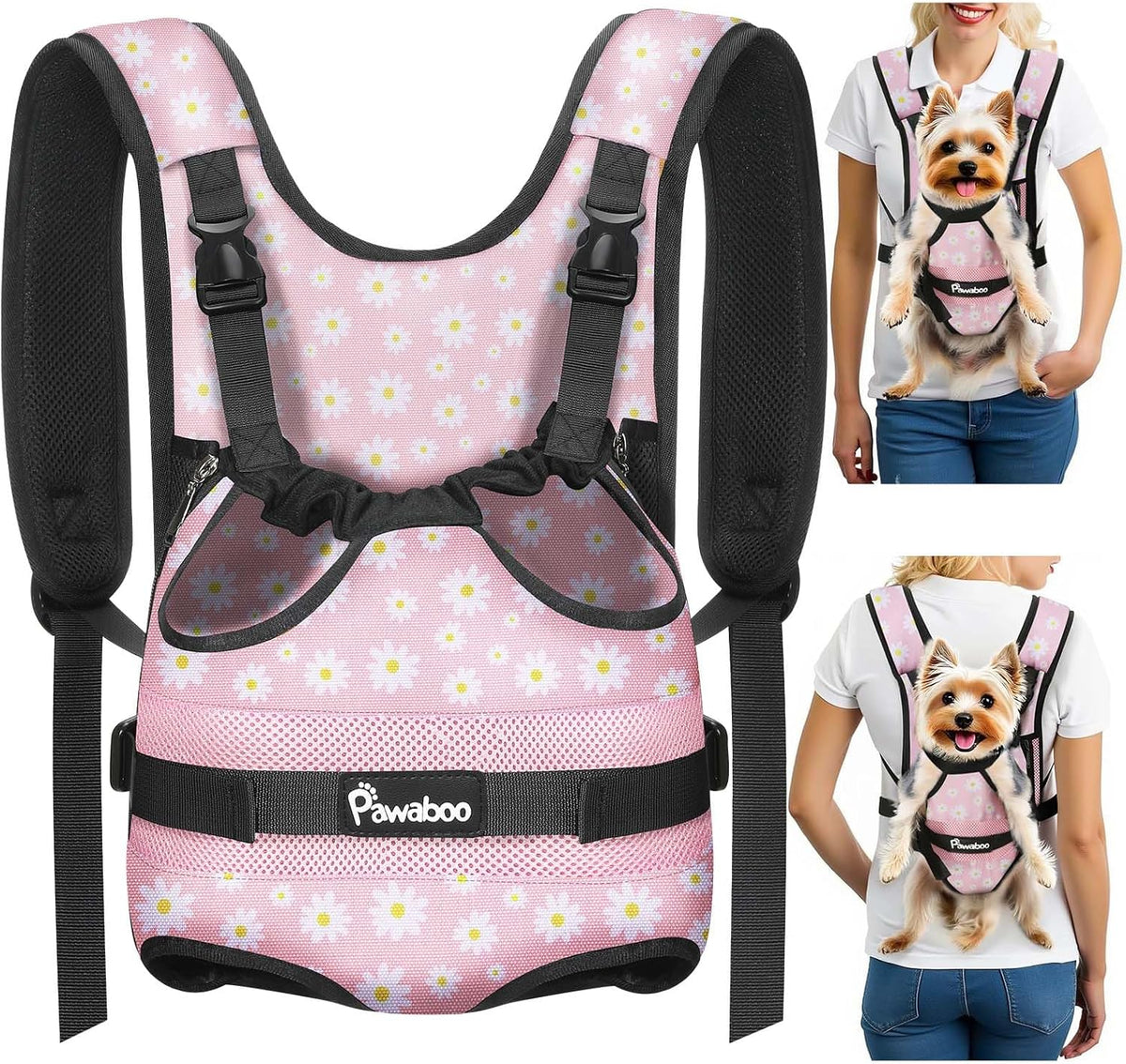 Pet Front Carrier Backpacks for Small Medium Dogs